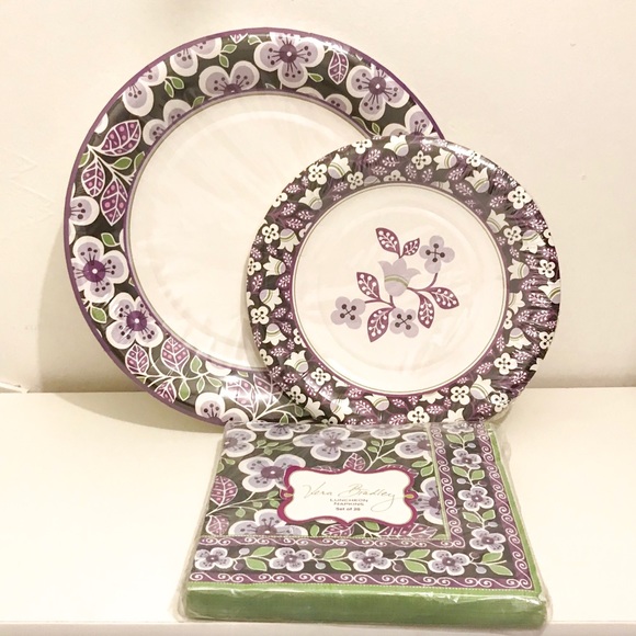 Vera Bradley Other - Vera Bradley Paper Plates & Napkins Set